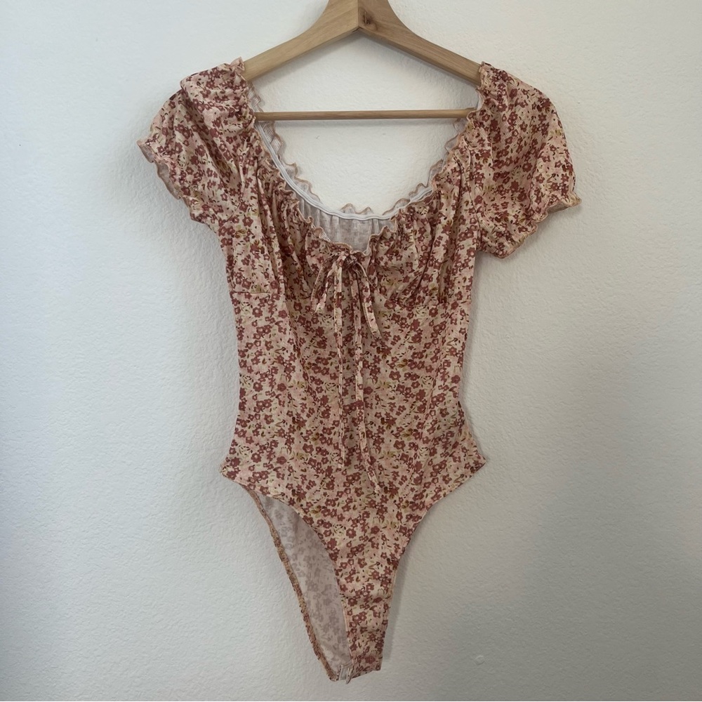 Floral body suit